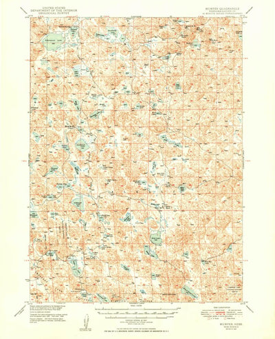 United States Geological Survey Mumper, NE (1949, 62500-Scale) digital map