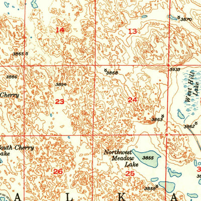 United States Geological Survey Mumper, NE (1949, 62500-Scale) digital map