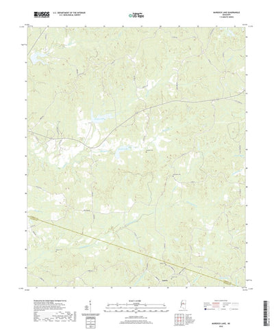 United States Geological Survey Murdock Lake, MS (2020, 24000-Scale) digital map