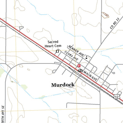 United States Geological Survey Murdock, MN (2022, 24000-Scale) digital map