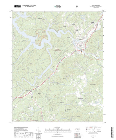 United States Geological Survey Murphy, NC (2022, 24000-Scale) digital map