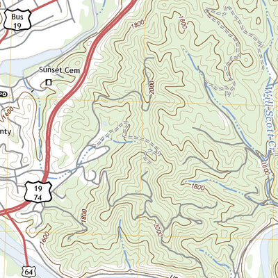 United States Geological Survey Murphy, NC (2022, 24000-Scale) digital map