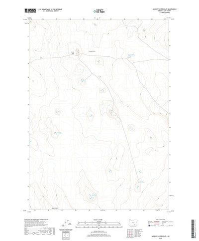 United States Geological Survey Murphy Waterholes, OR (2020, 24000-Scale) digital map