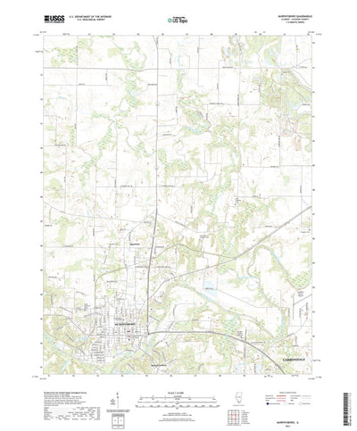 United States Geological Survey Murphysboro, IL (2021, 24000-Scale) digital map