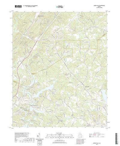 United States Geological Survey Murrayville, GA (2020, 24000-Scale) digital map