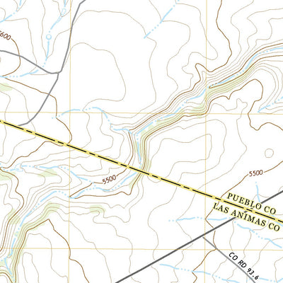 United States Geological Survey Myers Canyon, CO (2022, 24000-Scale) digital map