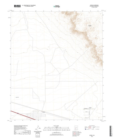 United States Geological Survey Myndus, NM (2020, 24000-Scale) digital map