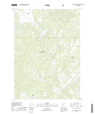 United States Geological Survey Myrtle Park Meadows, OR (2020, 24000-Scale) digital map