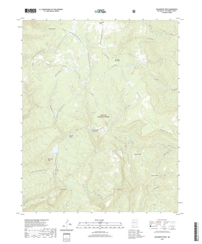 United States Geological Survey Nacimiento Peak, NM (2020, 24000-Scale) digital map