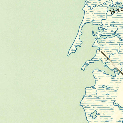United States Geological Survey Nandua Creek, VA (1942, 24000-Scale) digital map