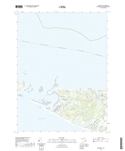 United States Geological Survey Nantucket, MA (2021, 24000-Scale) digital map
