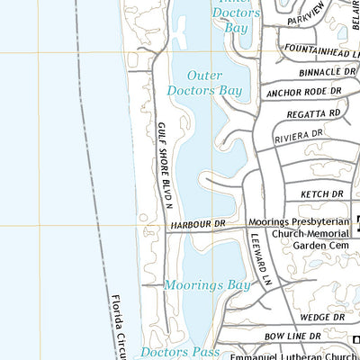 United States Geological Survey Naples North, FL (2021, 24000-Scale) digital map