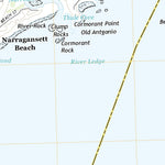 United States Geological Survey Narragansett Pier, RI (2021, 24000-Scale) digital map