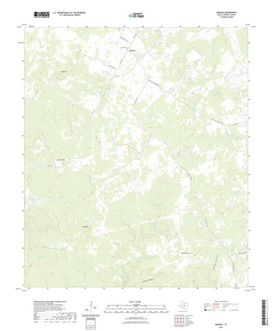 United States Geological Survey Naruna, TX (2022, 24000-Scale) digital map