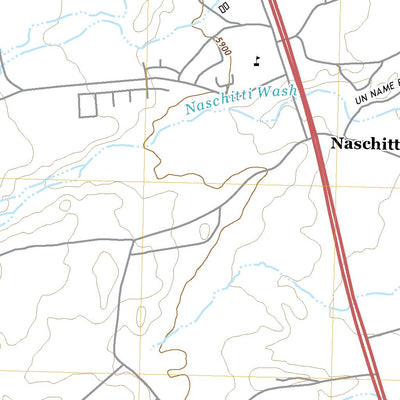 United States Geological Survey Naschitti, NM (2020, 24000-Scale) digital map