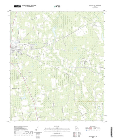 United States Geological Survey Nashville East, GA (2020, 24000-Scale) digital map