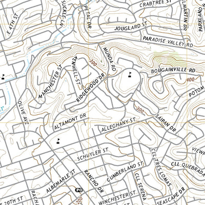 United States Geological Survey National City, CA (2021, 24000-Scale) digital map