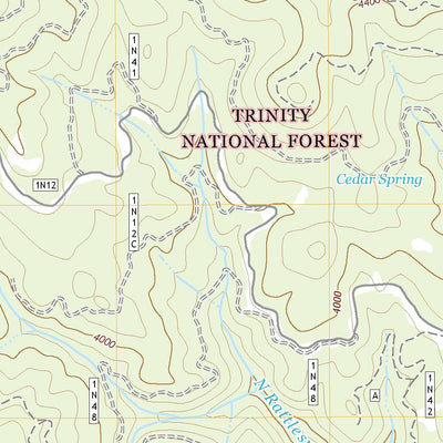 United States Geological Survey Naufus Creek, CA (2021, 24000-Scale) digital map