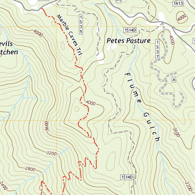 United States Geological Survey Naufus Creek, CA (2021, 24000-Scale) digital map