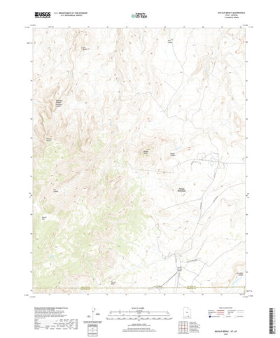 United States Geological Survey Navajo Begay, UT (2020, 24000-Scale) digital map