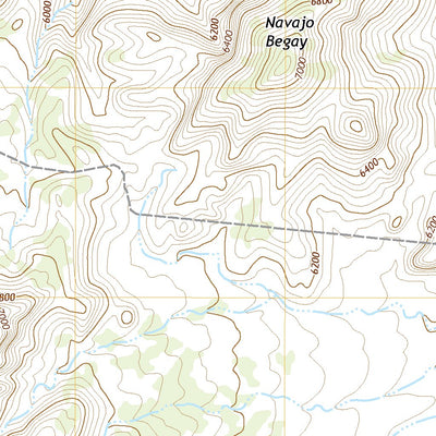 United States Geological Survey Navajo Begay, UT (2020, 24000-Scale) digital map