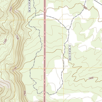 United States Geological Survey Navajo Peak, NM (2020, 24000-Scale) digital map