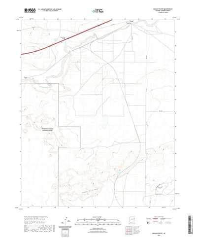 United States Geological Survey Navajo South, AZ (2021, 24000-Scale) digital map