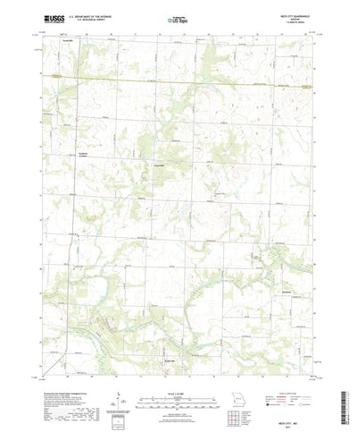 United States Geological Survey Neck City, MO (2021, 24000-Scale) digital map