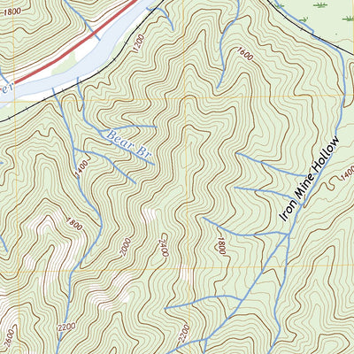 United States Geological Survey Neddy Mountain, TN (2022, 24000-Scale) digital map