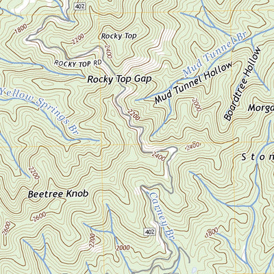 United States Geological Survey Neddy Mountain, TN (2022, 24000-Scale) digital map