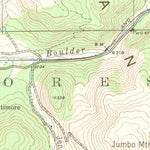 United States Geological Survey Nederland, CO (1942, 24000-Scale) digital map