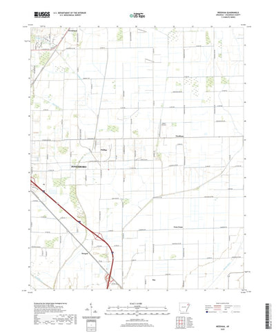 United States Geological Survey Needham, AR (2020, 24000-Scale) digital map