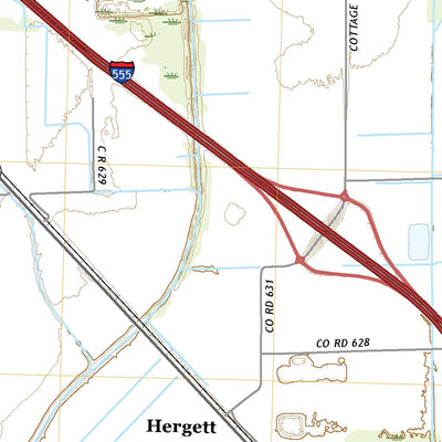 United States Geological Survey Needham, AR (2020, 24000-Scale) digital map