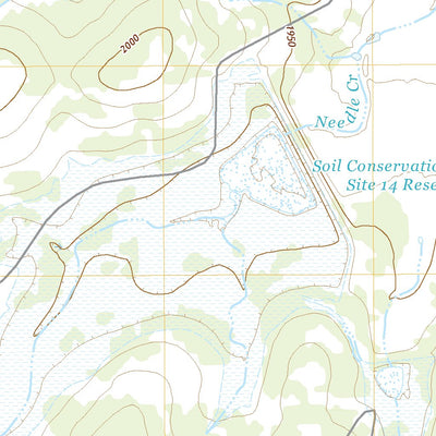 United States Geological Survey Needle Creek, TX (2022, 24000-Scale) digital map