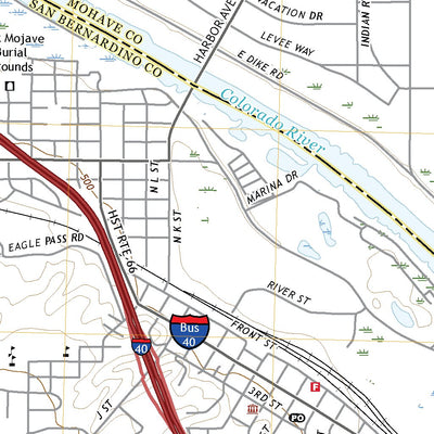 United States Geological Survey Needles, CA (2021, 24000-Scale) digital map