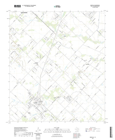 United States Geological Survey Needville, TX (2022, 24000-Scale) digital map