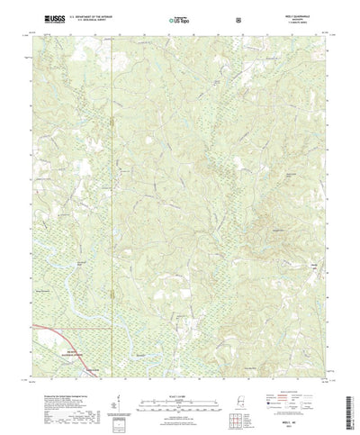 United States Geological Survey Neely, MS (2021, 24000-Scale) digital map