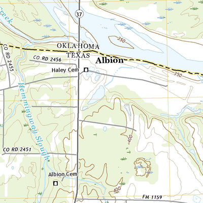 United States Geological Survey Negley, TX (2022, 24000-Scale) digital map