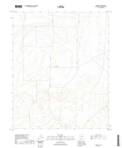 United States Geological Survey Negra SE, NM (2020, 24000-Scale) digital map