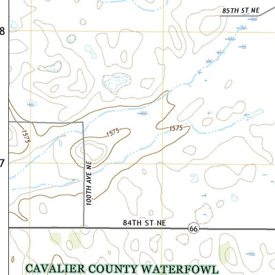 United States Geological Survey Nekoma NW, ND (2020, 24000-Scale) digital map