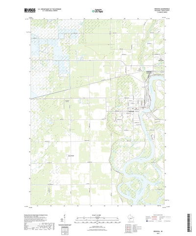 United States Geological Survey Nekoosa, WI (2022, 24000-Scale) digital map