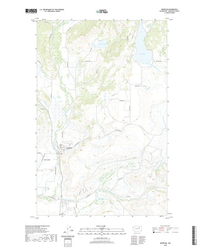 United States Geological Survey Nespelem, WA (2020, 24000-Scale) digital map