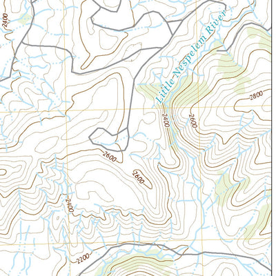 United States Geological Survey Nespelem, WA (2020, 24000-Scale) digital map