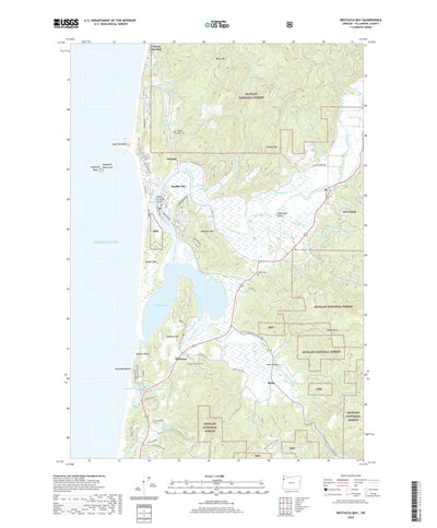 United States Geological Survey Nestucca Bay, OR (2020, 24000-Scale) digital map