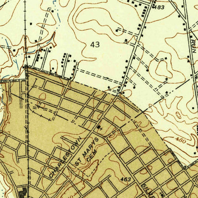 United States Geological Survey New Albany, IN-KY (1939, 24000-Scale) digital map