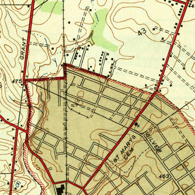 United States Geological Survey New Albany, IN-KY (1946, 24000-Scale) digital map