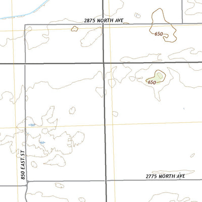 United States Geological Survey New Bedford, IL (2021, 24000-Scale) digital map