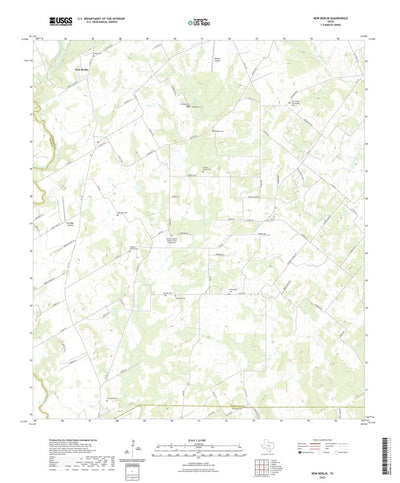 United States Geological Survey New Berlin, TX (2022, 24000-Scale) digital map