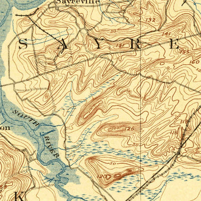United States Geological Survey New Brunswick, NJ-NY (1893, 62500-Scale) digital map