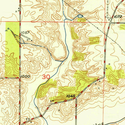 United States Geological Survey New Castle West, IN (1949, 24000-Scale) digital map